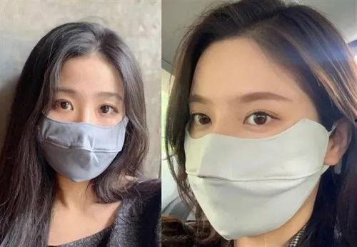 明星网红防晒口罩图片大全,时尚与健康并存